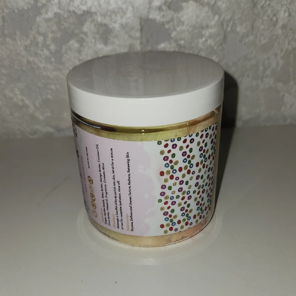 Aminnah Fruit Loops Sugar Scrub - Pink